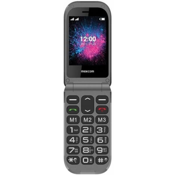 Maxcom MM 827 4G VoLTE bläddertelefon - Vit - Programmerbara nycklar - 2 tum