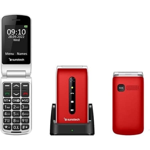 SUNTECH MOBILTELEFON CELT18RD/RED Röd