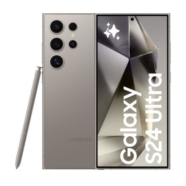 Samsung Galaxy S24 Ultra Smartphone 256 GB Grå Grå, Titan