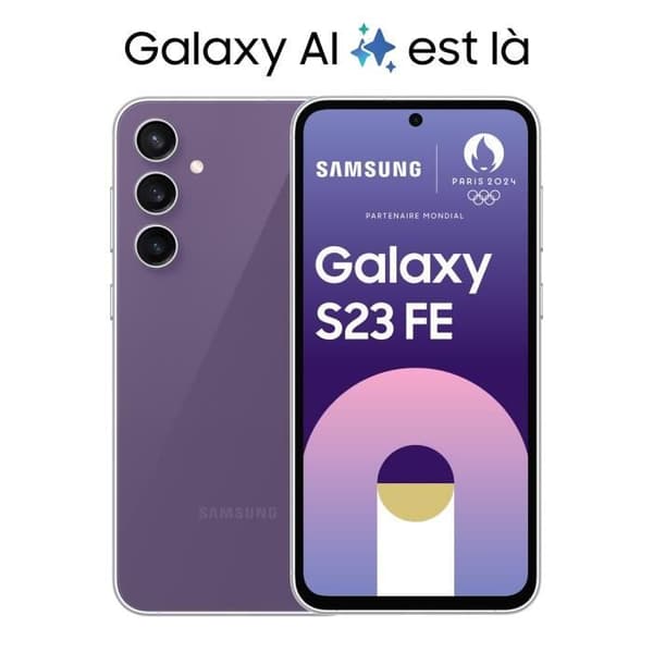 Samsung Galaxy S23 FE Smartphone 256 GB 5G Lila