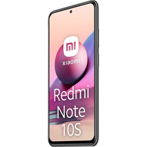 Smartphone Xiaomi Redmi Note 10S - 6GB RAM 128GB - Grå Onyx - AMOLED-skärm 6,43” - 64 MP - Helio G95 - 5000mAh