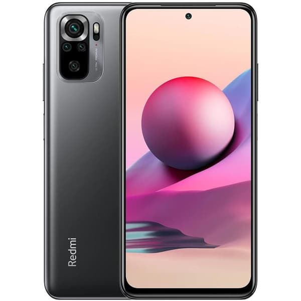Smartphone Xiaomi Redmi Note 10S - 6GB RAM 128GB - Grå Onyx - AMOLED-skärm 6,43” - 64 MP - Helio G95 - 5000mAh Grå