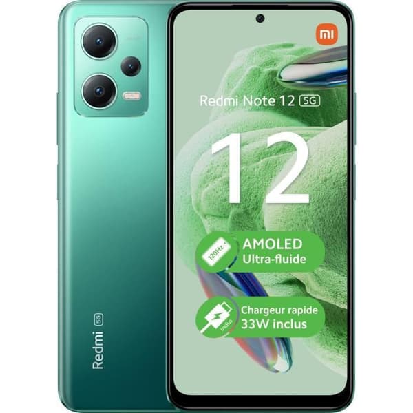 XIAOMI Redmi Note 12 128GB 5G Grön Grön