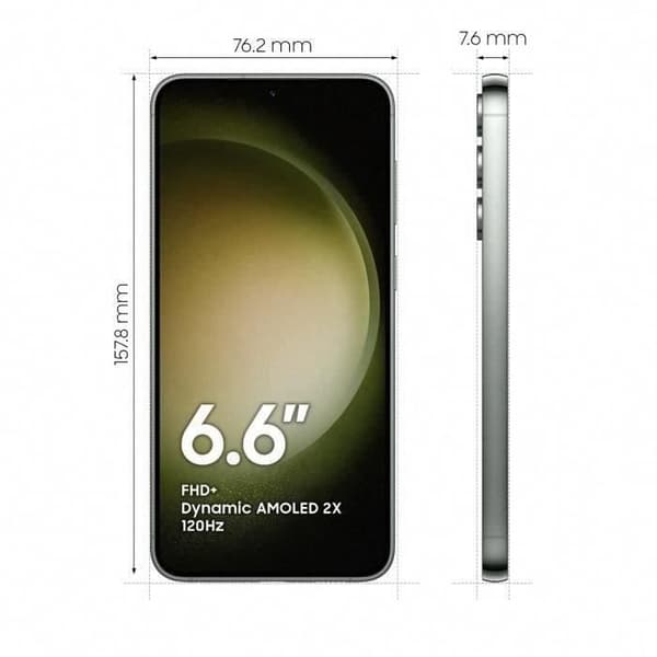 SAMSUNG Galaxy S23+ 512 GB Grön - Renoverad - Bra skick- REFURBISHED