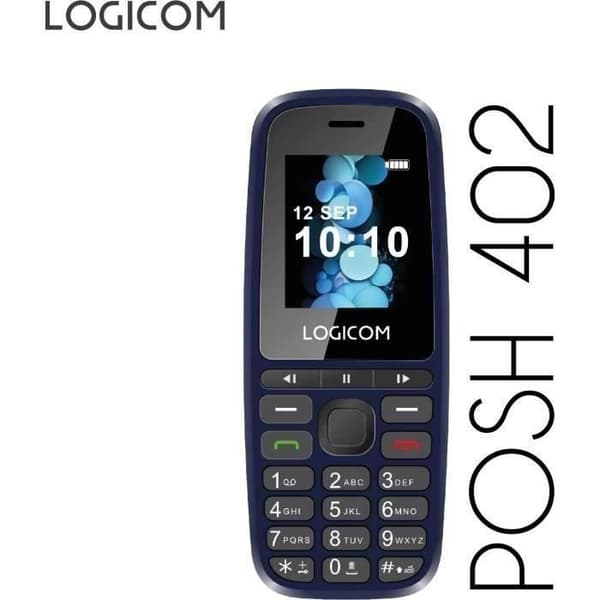 Mobiltelefon - LOGICOM - Posh 402 - Blå