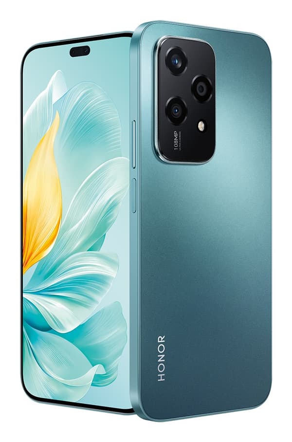 Honor 200 Lite 5G 6,7" Dual SIM Android 14 USB Type-C 8 GB 256 GB 4500 mAh Cyan Blå