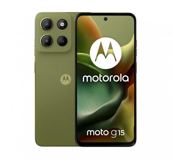 Motorola moto g15 17,1 cm (6,72") Dual SIM Android 15 4G USB Type-C 8 Gt 256 Gt 5200 mAh Vihreä