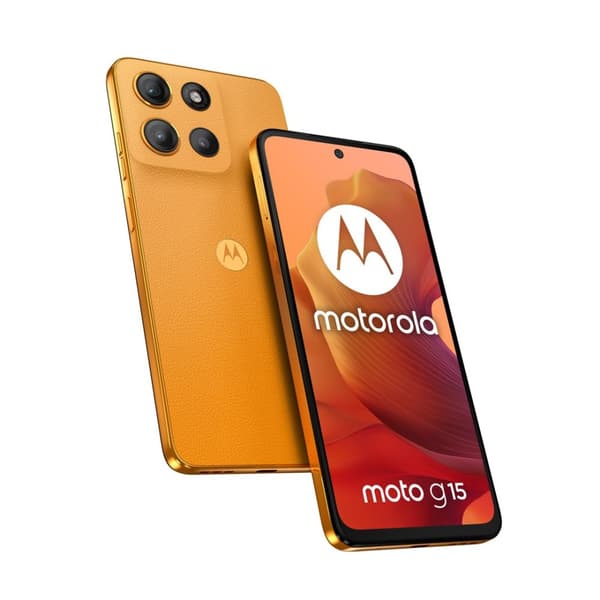 Motorola moto g15 17,1 cm (6,72") Dual SIM Android 15 4G USB Type-C 8 GB 128 GB 5200 mAh Orange Orange