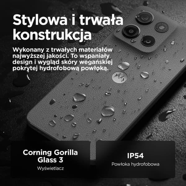 Motorola moto g15 teho 17,1 cm (6,72") Dual SIM Android 15 4G USB Type-C 8 Gt 256 Gt 6000 mAh Harmaa