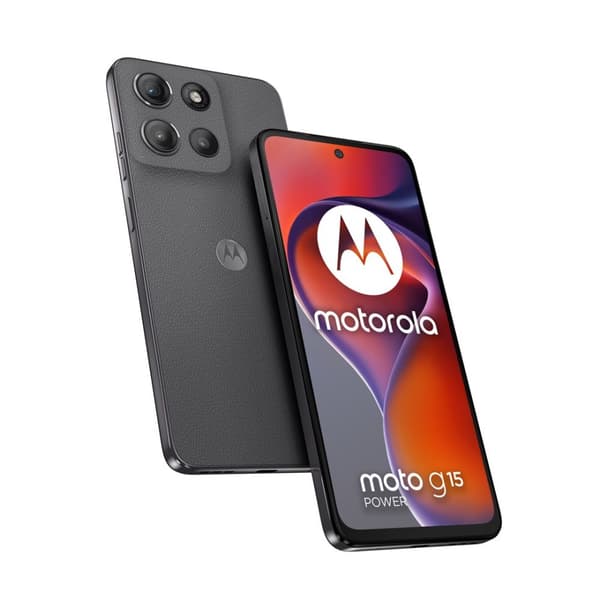 Motorola moto g15 power 17,1 cm (6,72") Dual SIM Android 15 4G USB Type-C 8 GB 256 GB 6000 mAh Grå Grå