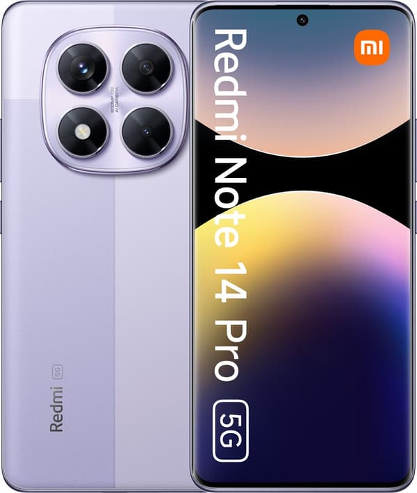 Xiaomi Redmi Note 14 Pro 5G 16,9 cm (6,67") Dual SIM USB Type-C 12/512 Gt 5110 mAh laventeli, violetti Laventeli, Violetti