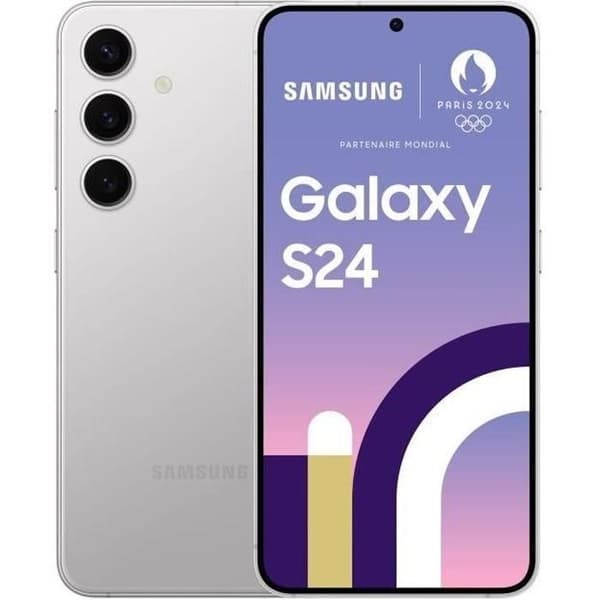 SAMSUNG Galaxy S24 Smartphone 128 Go Silver (2024) - Refurbished - Condition OK- REFURBISHED