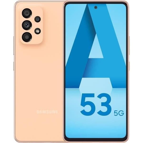 SAMSUNG Galaxy A53 128GB 5G Fiske - Renoverad - Mycket bra skick- REFURBISHED