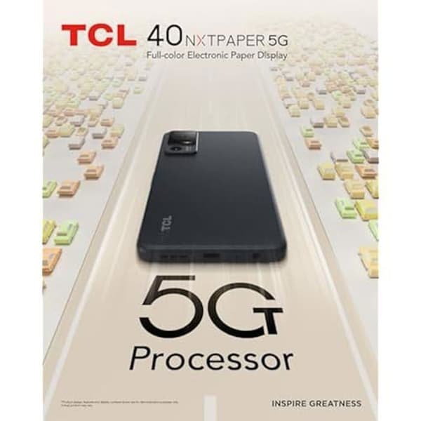 TCL 40 NXTPAPER 5G Smartphone - 6,6" 90Hz skärm - 12GB - 256GB - Svart