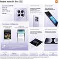 Miniatyrbild 6 av 6: XIAOMI - Redmi Note 14 Pro 5G - 8 GB + 256 GB - Lavendel Lila