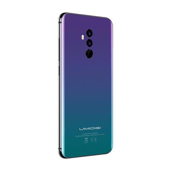 UMIDIGI Z2 Pro 6GB+128GB 6,2" helskärm Android 8.1 Helio P60 Quad Lens 4G LTE NFC trådlös laddning NFC Smartphone Twilight- USED