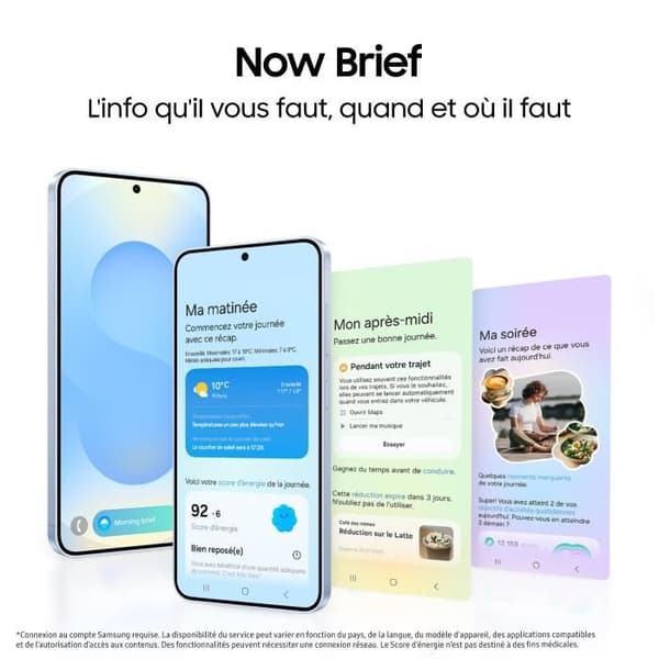 SAMSUNG Galaxy S25 AI Smartphone 128 Go Blå natt