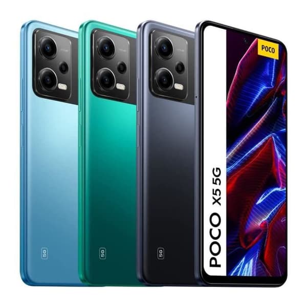 XIAOMI POCO X5 5G Smartphone 6GB 128GB Svart Qualcomm Snapdragon 695 6,67" AMOLED-skärm 48MP Huvudkamera 5000mAh 33W batteri