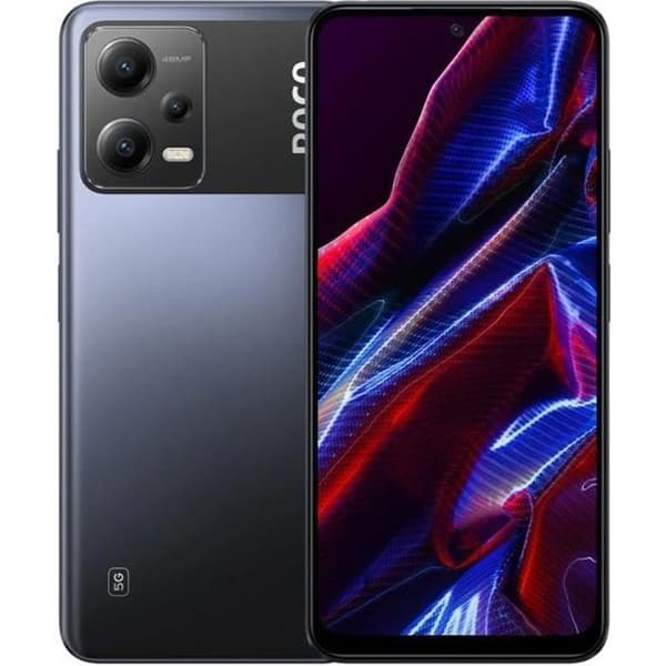 XIAOMI POCO X5 5G Smartphone 6GB 128GB Svart Qualcomm Snapdragon 695 6,67" AMOLED-skärm 48MP Huvudkamera 5000mAh 33W batteri Svart