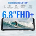 Miniatyrbild 3 av 4: OUKITEL WP27 Smartphone Robust-12Go+256Go-6.8" FHD Skärm 8500mAh - Android 13 - 64MP+20MP Nattvision - GPS/NFC-Vattentät - Svart