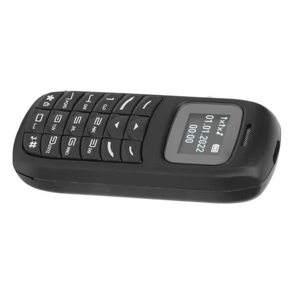 GOTOTOP Mini Dual SIM Card Dubbel Standby Mobiltelefon - Vit - Musikspelare - Hög säkerhet