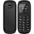 Miniatyrbild 1 av 4: MiRUSI GSM Bluetooth Mini Mobiltelefoner Bluetooth Telefonhörlurar Dialer Stöd Nano SIM-kort BM70 Svart