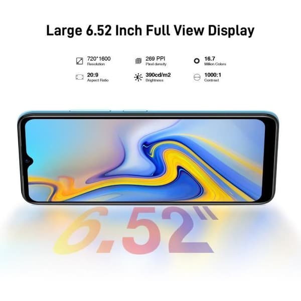 Doogee X98 Pro Smartphone - Android 12.0 - 4GB RAM+64GB ROM - SONY® AI Dual Camera - Dubbelt kort - Ocean Blue