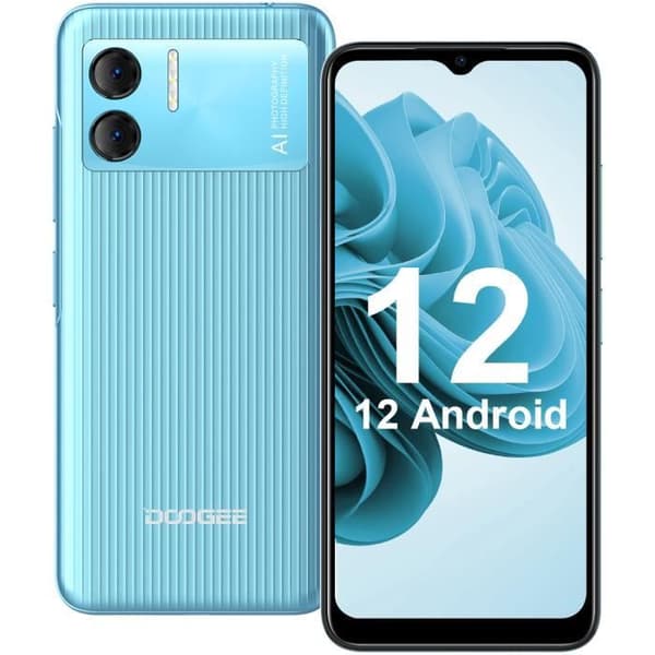 Doogee X98 Pro Smartphone - Android 12.0 - 4GB RAM+64GB ROM - SONY® AI Dual Camera - Dubbelt kort - Ocean Blue