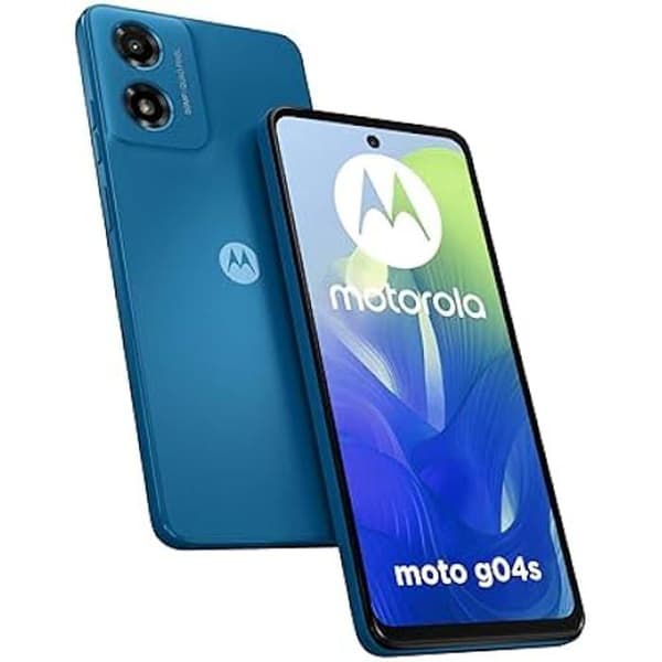 Smartphone - Motorola - Moto G04s - 4 GB RAM - 128 GB - Skärm 6,56" HD+ 90 Hz - 50 MP - 5000 mAh Blå