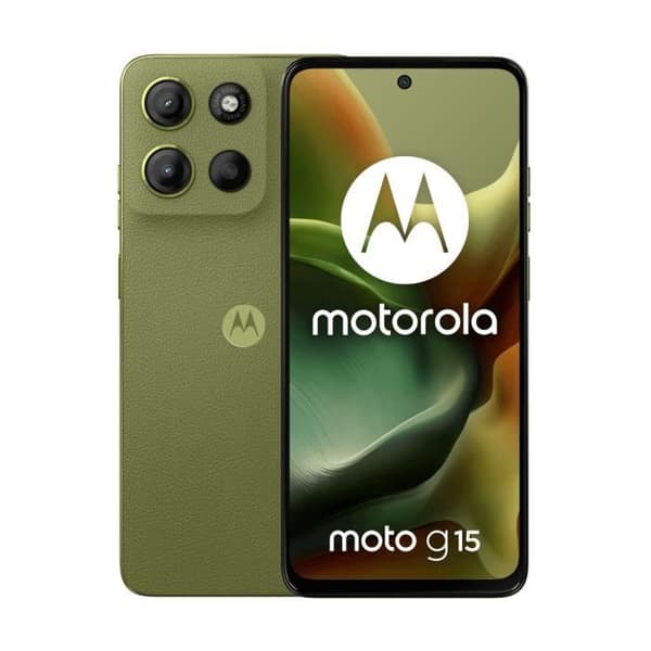 Motorola Moto G15 4G 8 GB/128 GB Grön (Iguana Green) Dubbel SIM Grön
