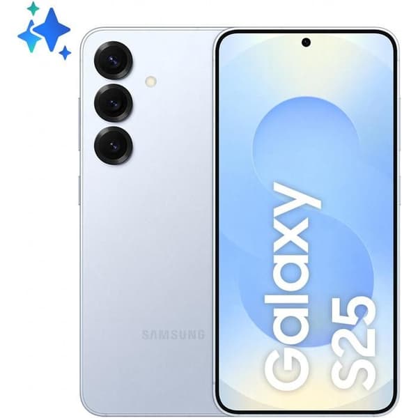 Samsung Galaxy S25 5G 12 GB/256 GB Blå (Icy Blue) Dubbel SIM SM-S931B
