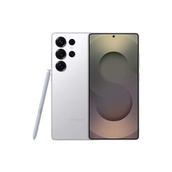 Samsung Galaxy S25 Ultra 5G 12 Go/256 Go Titan Silver (Titanium White Silver) Dubbel SIM SM-S938B Silver, Vit