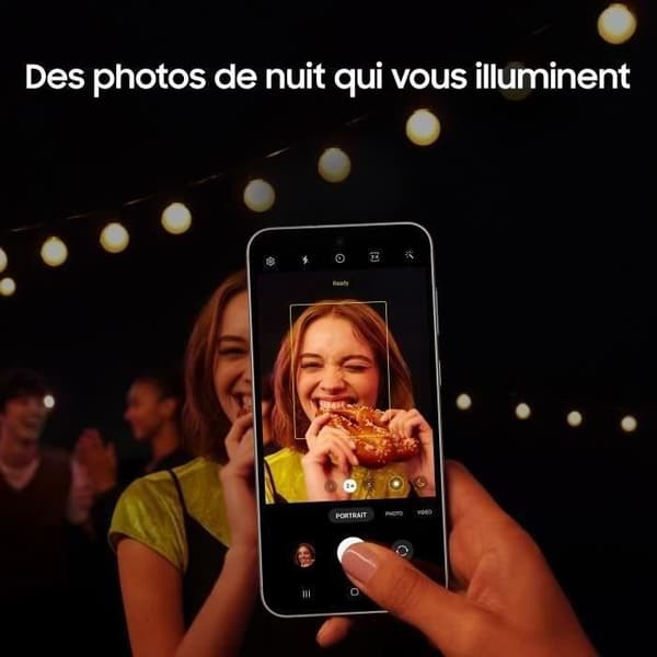 SAMSUNG Galaxy S23 FE 128Go Smartphone Lila - Återvunnen - Utmärkt skick- REFURBISHED