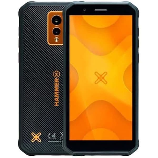 Mobiltelefon - Hammer - Hammer Energy X - 4 GB RAM - 64 GB lagring - 5,5 tum HD+-skärm Svart