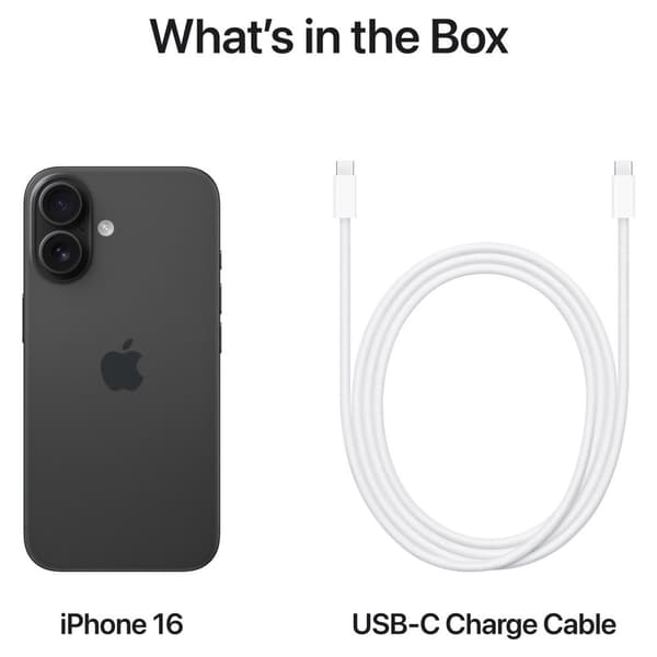 iPhone 16 128GB Svart
