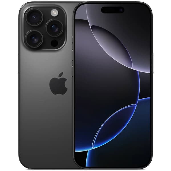 iPhone 16 Pro 128GB Black Titanium Svart