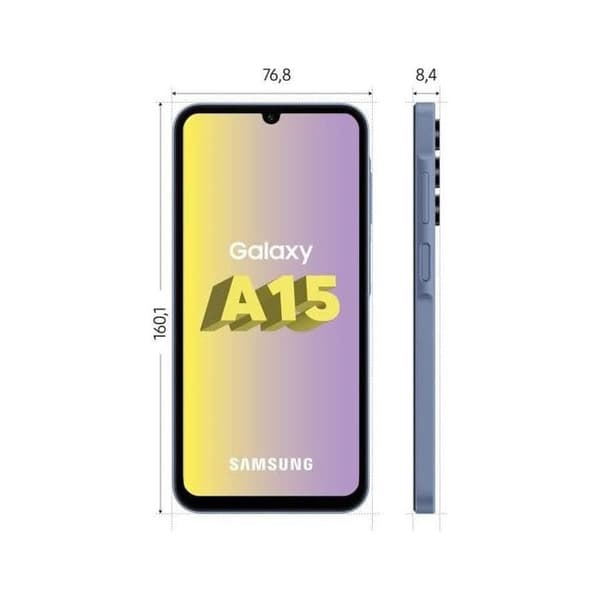 Samsung Galaxy A15 4G Smartphone 128 GB Blå