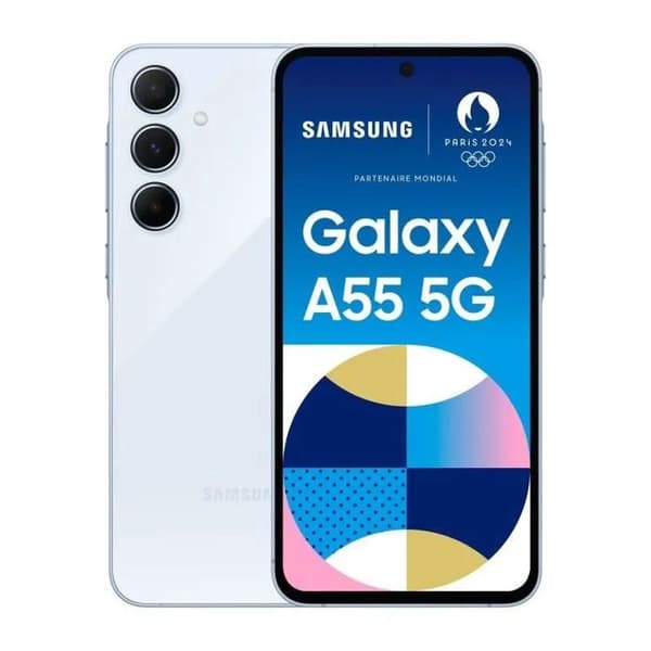 Samsung Galaxy A55 5G Smartphone 256GB Blå