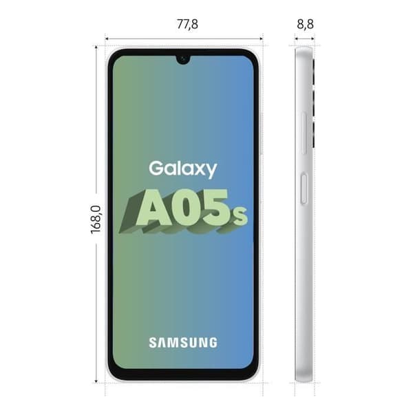 Samsung Galaxy A05s Smartphone 64 GB Silver
