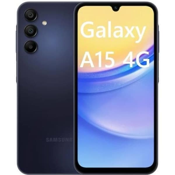 SAMSUNG Galaxy A15 4G Blå Natt 4+128GB Smartphone