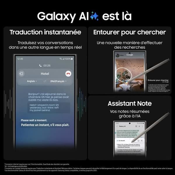 Samsung Galaxy S24 Ultra Smartphone 256 GB Svart