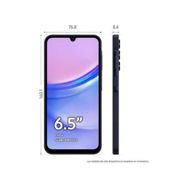Samsung Galaxy A15 4G Smartphone 128 GB Midnattsblå