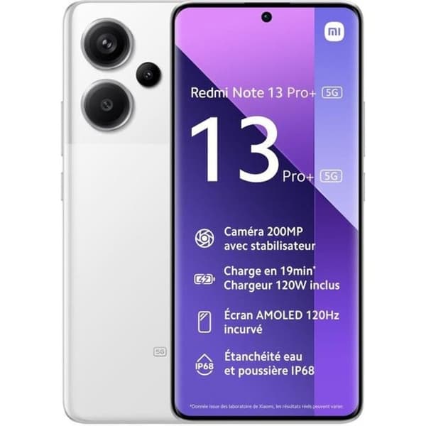 Redmi Note 13 Pro+ 5G Vit 12 GB + 512 GB