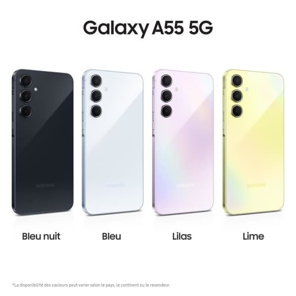 Samsung Galaxy A55 Smartphone 128 GB 5G Blå