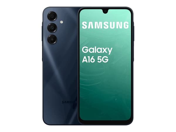 Samsung Galaxy A16 5G 128GB - Blåsvart Svart, Blå