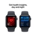 Miniatyrbild 5 av 6: Apple Watch SE (GPS) 2:nd Gen. 44mm Smartwatch - Svart