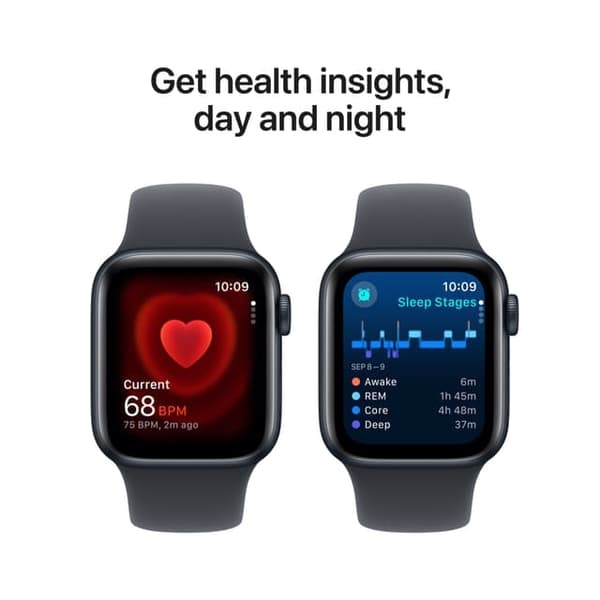Apple Watch SE (GPS) 2:nd Gen. 44mm Smartwatch - Svart