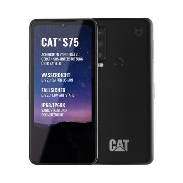 Caterpillar CAT S75 6GB/128GB svart (svart) Dual SIM BM1S1B Svart