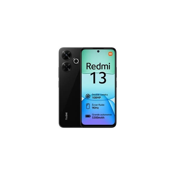 Redmi 13 Midnight Black 8GB RAM 256GB ROM Svart