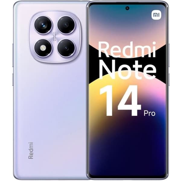 XIAOMI - Redmi Note 14 Pro - 8 GB + 256 GB - Aurora Lila Lila